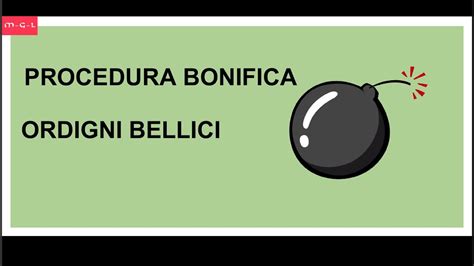 Bob Bonifica Ordigni Bellici Youtube