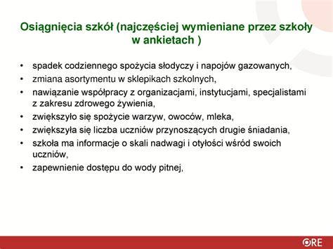 Ruch I Zdrowe Ywienie W Szkole Ppt Pobierz