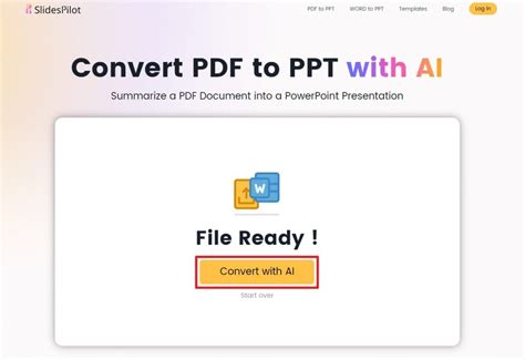 如何使用 AI 工具將 PDF 轉換為 PPT UPDF