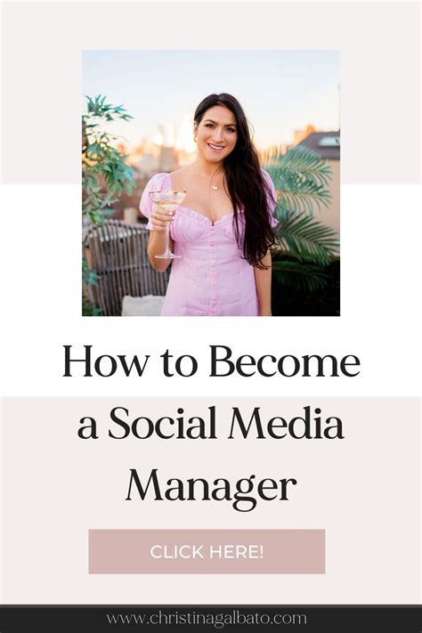 12 Steps To Becoming A Social Media Manager Social Media Manager