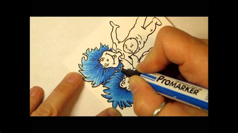 How To Colour Digital Stamps With Promarkers Thing1 Thing2 Youtube