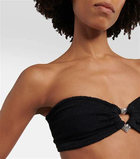 Hunza G Nicole Embellished Bikini Hunza G