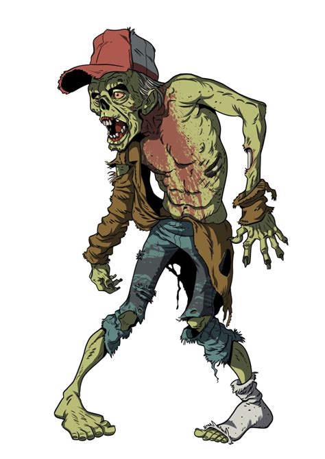 Illustrate A Zombie Character For You By Jankom