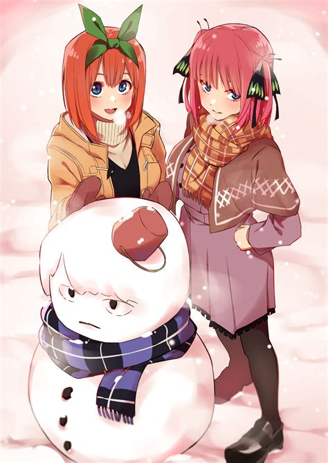 Wallpaper Anime Girls Nakano Nino Nakano Yotsuba 5 Toubun No