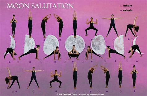 Printable Moon Salutation Sequence