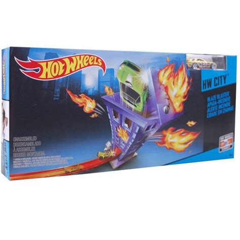Pista Hot Wheels Cidade Em Chamas Mattel Pistas Magazine Luiza