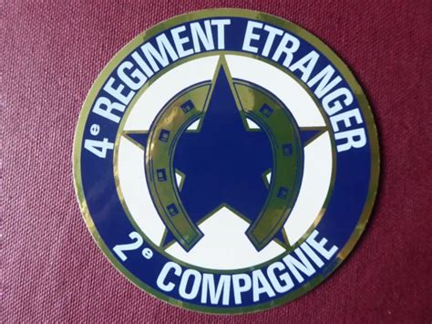 Sticker Armee Francaise Legion Etrangere Me Regiment Etranger Me