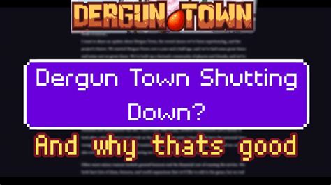 Dergun Town Is Shutting Down | Pony Town Amino