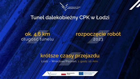 Powstanie nowy tunel kolejowy w Łodzi To duża inwestycja CPK S O S