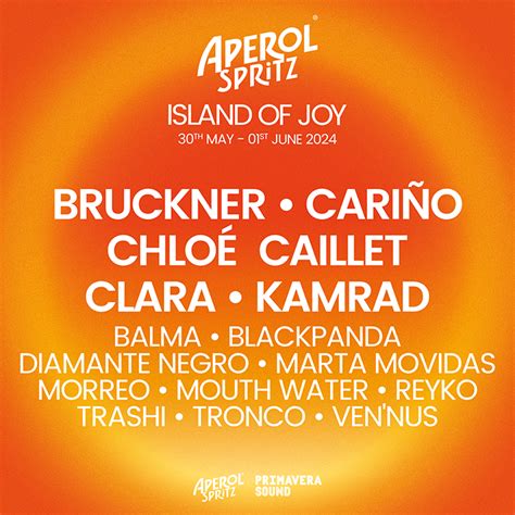 Aperol Spritz Vuelve A Primavera Sound 2024 Reforzando Su Apuesta Por