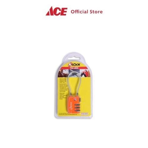 Jual Ace K Lock Tsa Gembok Dengan Kombinasi Nomor Tsa Oranye