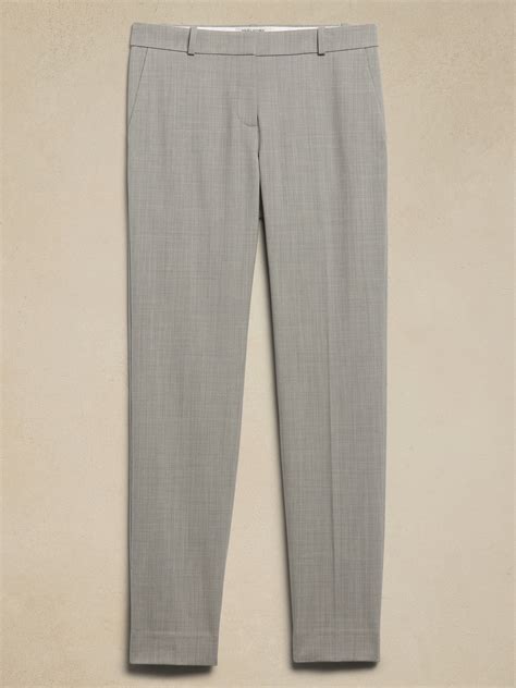 Siena Slim Italian Wool Ankle Pant Banana Republic