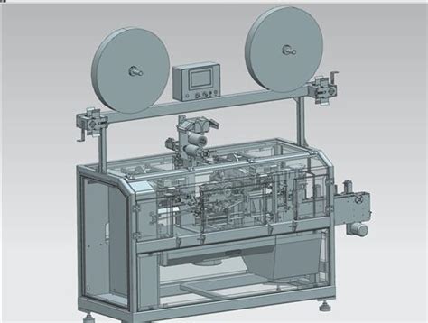 【鸿达】包装机械 蓄电池极板包片机ug设计3d模型下载三维模型ug Nx模型 制造云 产品模型