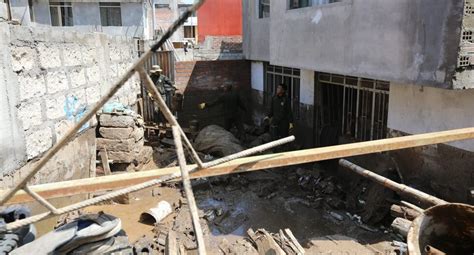 Arequipa Intensas Lluvias Inundaron Viviendas En Zonas De La Favela Y