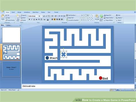 3 Ways To Create A Maze Game In Powerpoint Wikihow