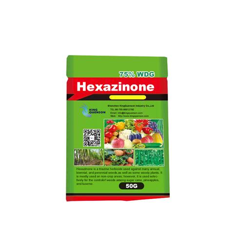 King Quenson Pesticide Weedicide Hexazinone 98 Tc Hexazinone 75 Wdg