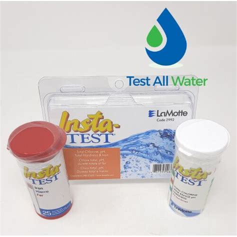 LaMotte Insta Test Total Chlorine PH Total Hardness Iron Test Strip