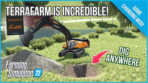 Dig ANYWHERE On ANY MAP In Farming Simulator 22 With The Amazing