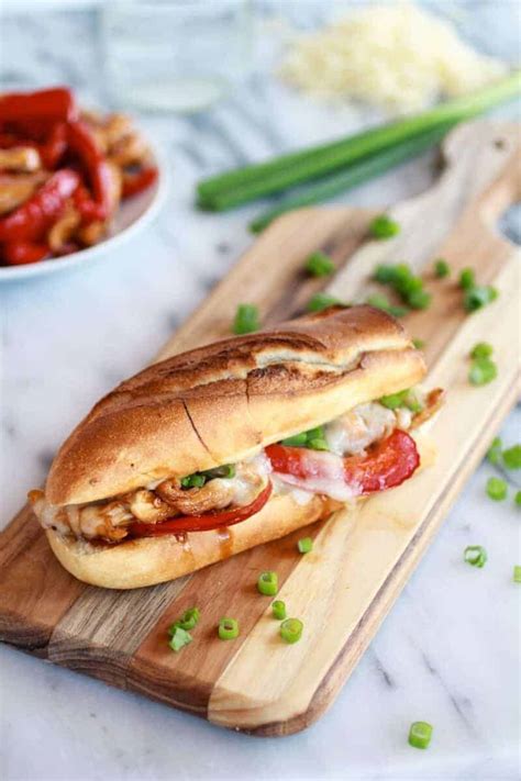 Teriyaki Chicken Sub Sandwiches - Half Baked Harvest