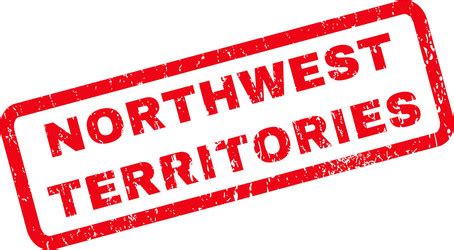 Northwest territories rubber stamp Royalty Free Vector Image