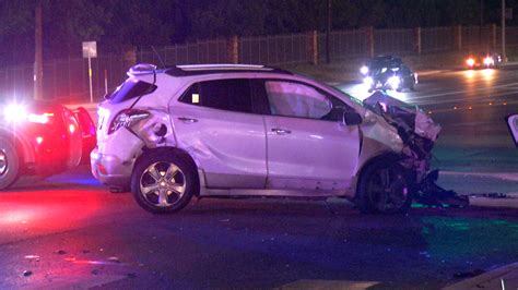 Two Hospitalized After Three Vehicle Crash On Northwest Side