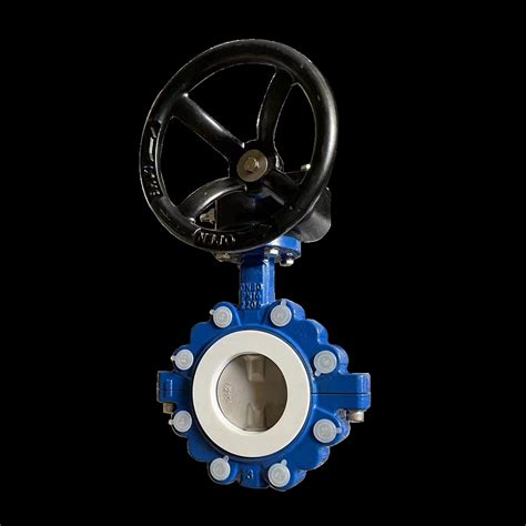 Ptfe Lined Seat Pfa Lined Disc Split Type Lug Butterfly Valve Zfa