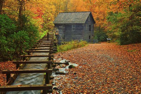 Autumn at Mingus Mill Photograph by Greg Norrell - Fine Art America