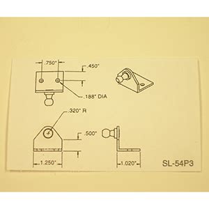 Mm Zinc Socket Bracket Gas Spring Mro Hardware