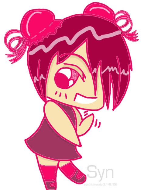 Pink Chibi Girl By Tehsyn On Deviantart