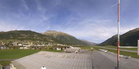 Webcam Samedan: roundshot 360° Panorama Engadin Airport