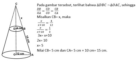 Berdasarkan Hasil Diatas Maka Untuk Menentukan Tinggi CD Dan CO