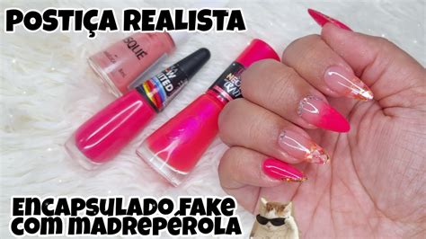 Encapsulado Fake Madrep Rola Posti A Realista Esmalte Comum