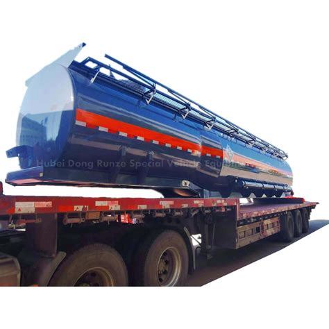 Wholesale Lined PE Tank Trailer For Transport Hydrochloric Acid HCl