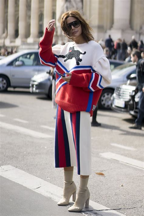 Gucci Sweater Street Style Stars Wearing The Same Clothes At Fashion