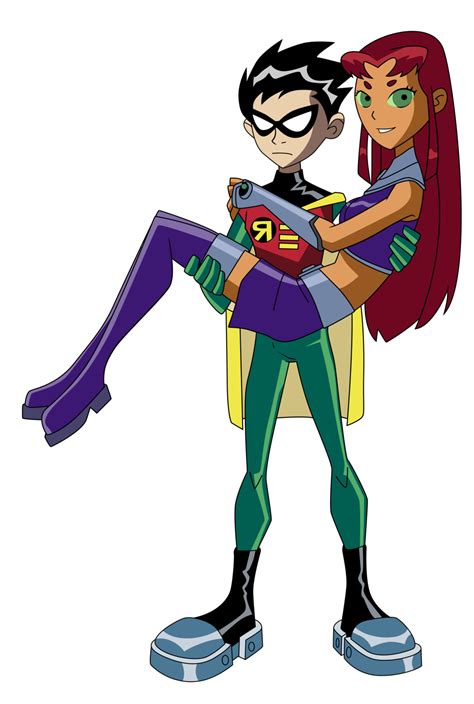 Star Fire Robin By Bbobsan Teen Titans Robin Teen Titans Starfire