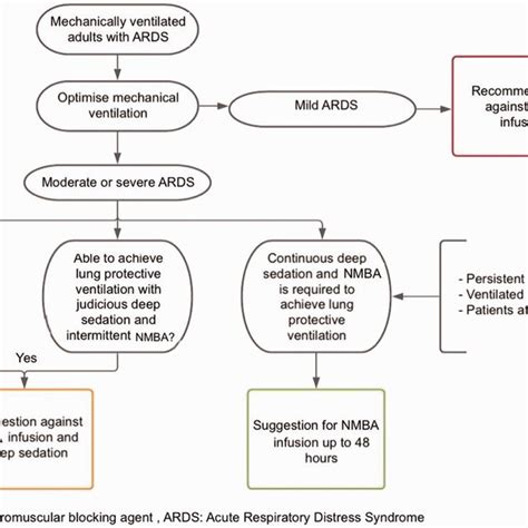 Algorithm For The Use Of Neuromuscular Blocking Agents In Ards Source