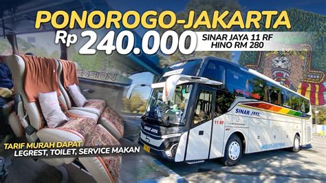 TARIF MERAKYAT PANTES BANYAK YANG NAIK RUTE BARU PONOROGO JAKARTA