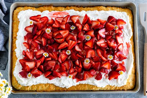 Sheet Pan Strawberry Shortcake Recipe No 2 Pencil