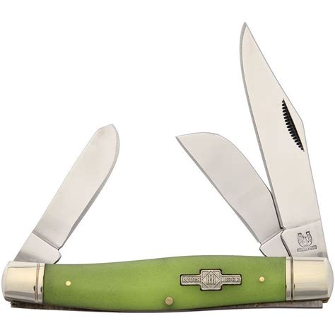 Rough Rider Knives 1428 Moon Glow Large Stockman Knife Country Usa