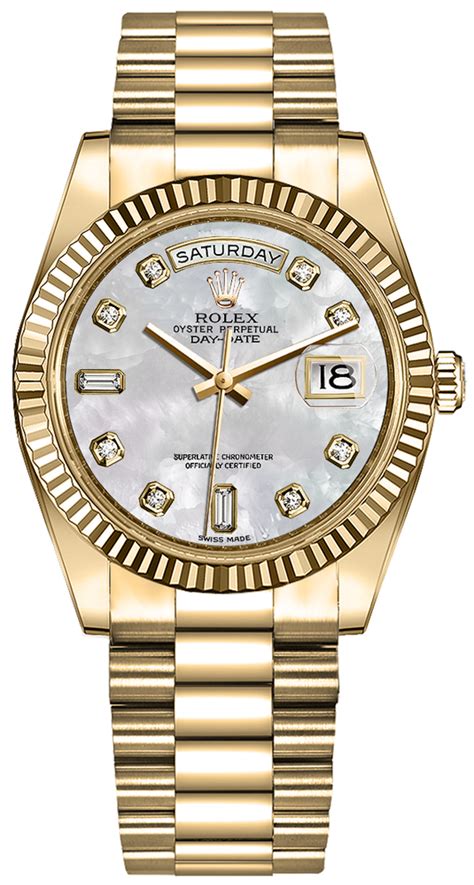 Rolex Day Date Fluted Bezel Women S Watch