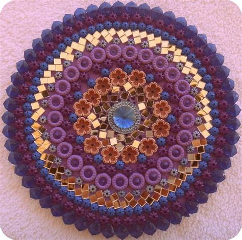 Mandala Decorativa Nas Cores Violeta E Azul Turquesa Mandala Significa