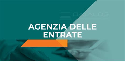 Come Fare Una Delega Per L Agenzia Delle Entrate DATALOG