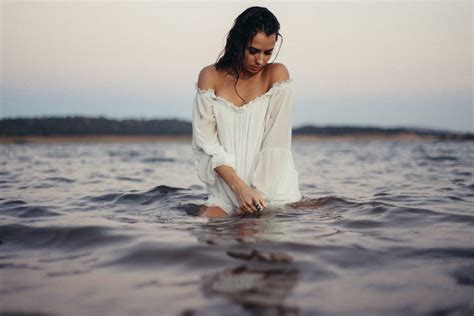 Free Images Sea Water Person Girl Woman Sunlight Lake Model