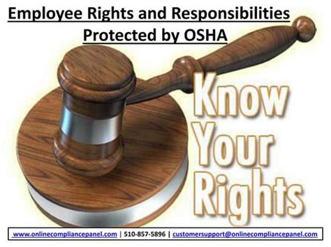 Osha Rights And Responsibilities For Employers