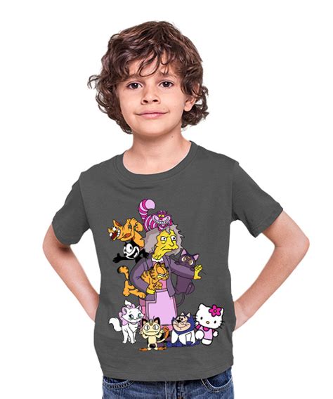 Camiseta Unisex Los Simpson La Loca De Los Gatos Remake Anime Y Cartoon