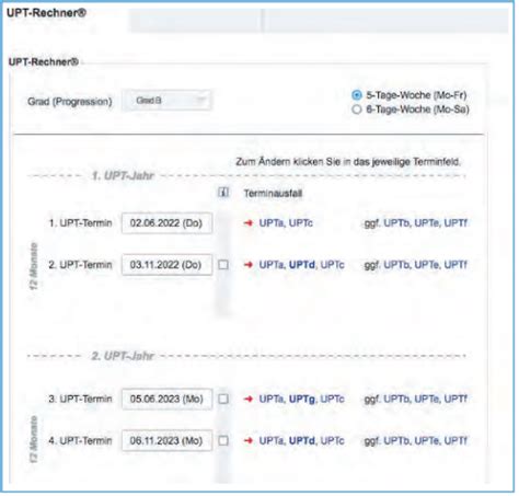 Upt Kalenderjahr Kalenderhalbjahr Kalendertertial Pvs Reiss Gmbh