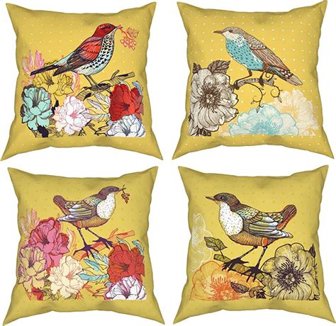 Bird Pillows Decorative