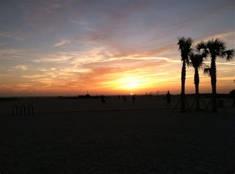 Sunset On Treasure Islandflorida Treasure Island Florida Treasure