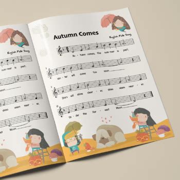 Autumn Come English Folk Song Boomwhackers Recorder Sheet Music