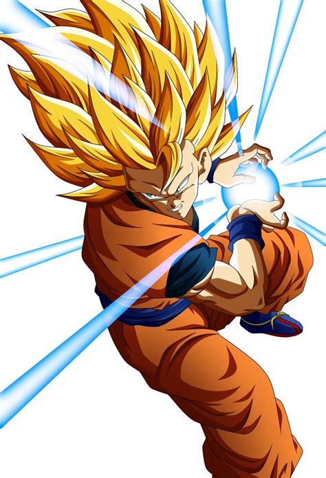 Goku Ssj 3 Kamehameha By Alejandrodbs On Deviantart Anime Dragon Ball